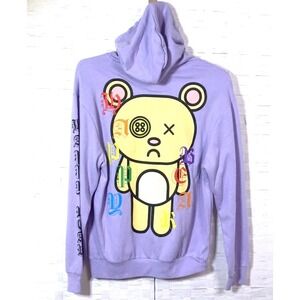 CHEMISTRY HAPPY BEAR  Men's Hoodie Pullover Athletic Long Sleeve Sweatshirts‎ M